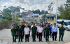 Sư đoàn 9 và Ủy ban nhân dân xã Ninh Điền thấp hương tại Nhà bia tưởng niện 65 chiến sĩ Sư đoàn 9 hi sinh tại ấp Gò Nổi-xã Ninh Điền