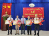 Huyện uỷ Châu Thành: Trao Huy hiệu Đảng cho 04 đảng viên