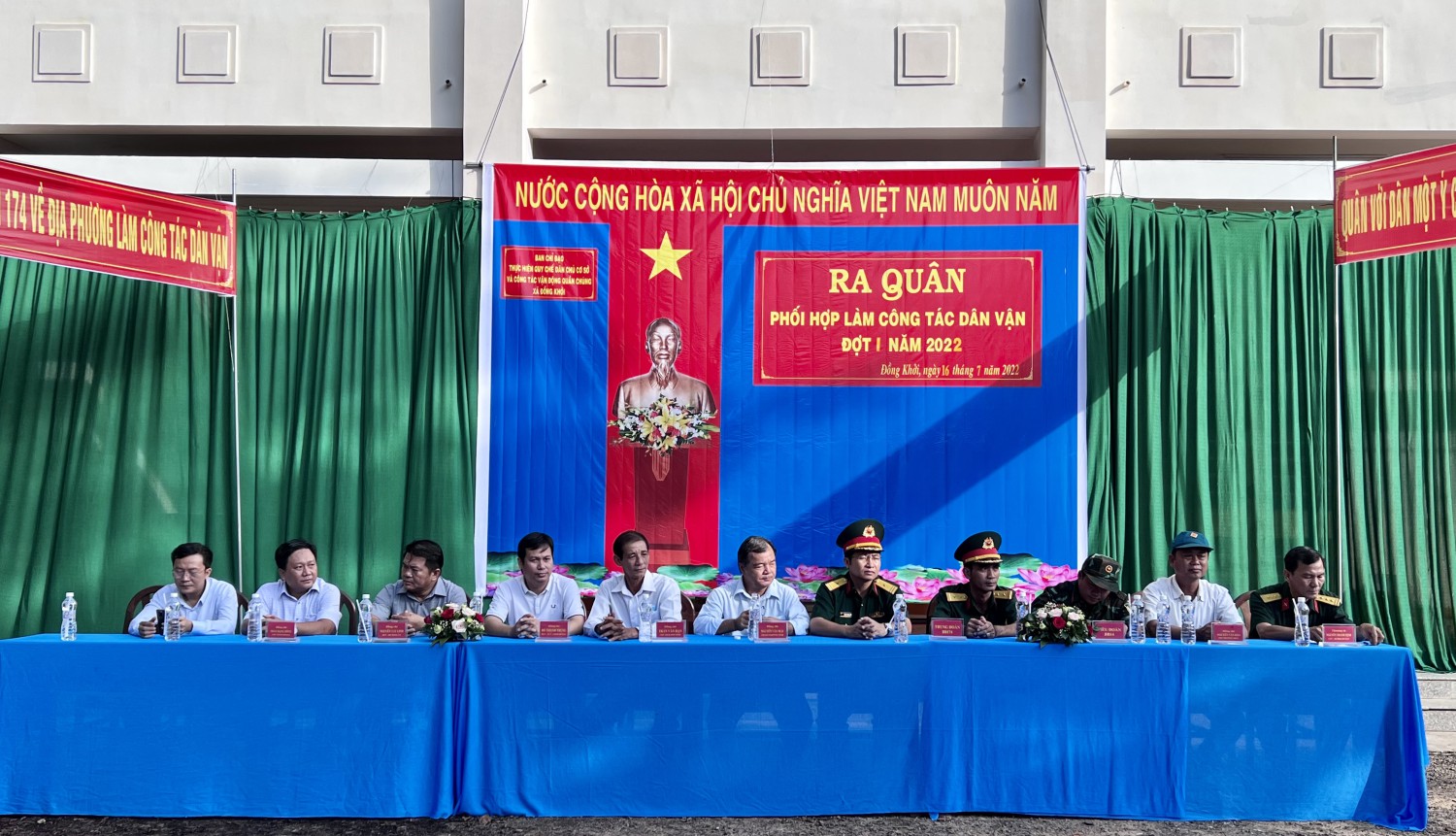 Huyện Châu Thành: Ra quân phối hợp làm công tác dân vận đợt 1 năm 2022