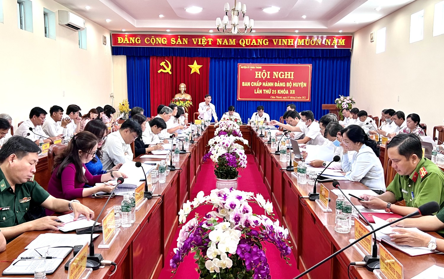 Ban chấp hành Đảng bộ huyện Châu Thành: Hội nghị lần thứ 25 khóa XII