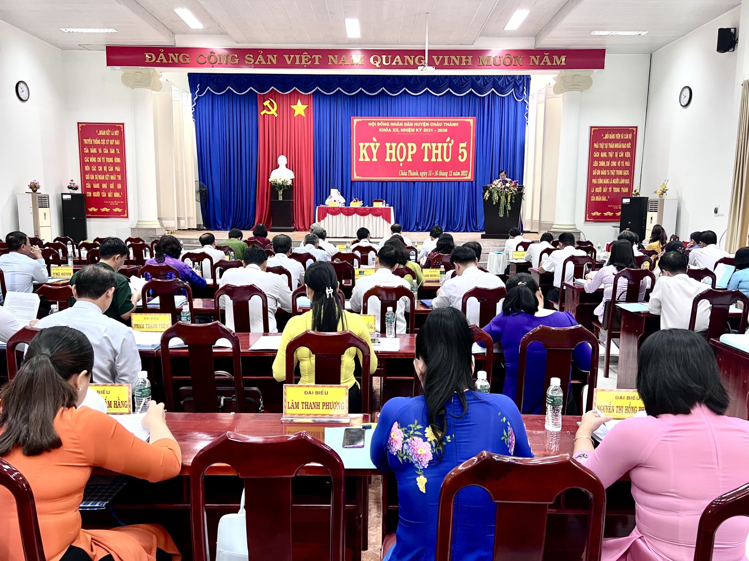 HĐND huyện Châu Thành: Khai mạc kỳ họp thứ 5, khoá XII, nhiệm kỳ 2021-2026