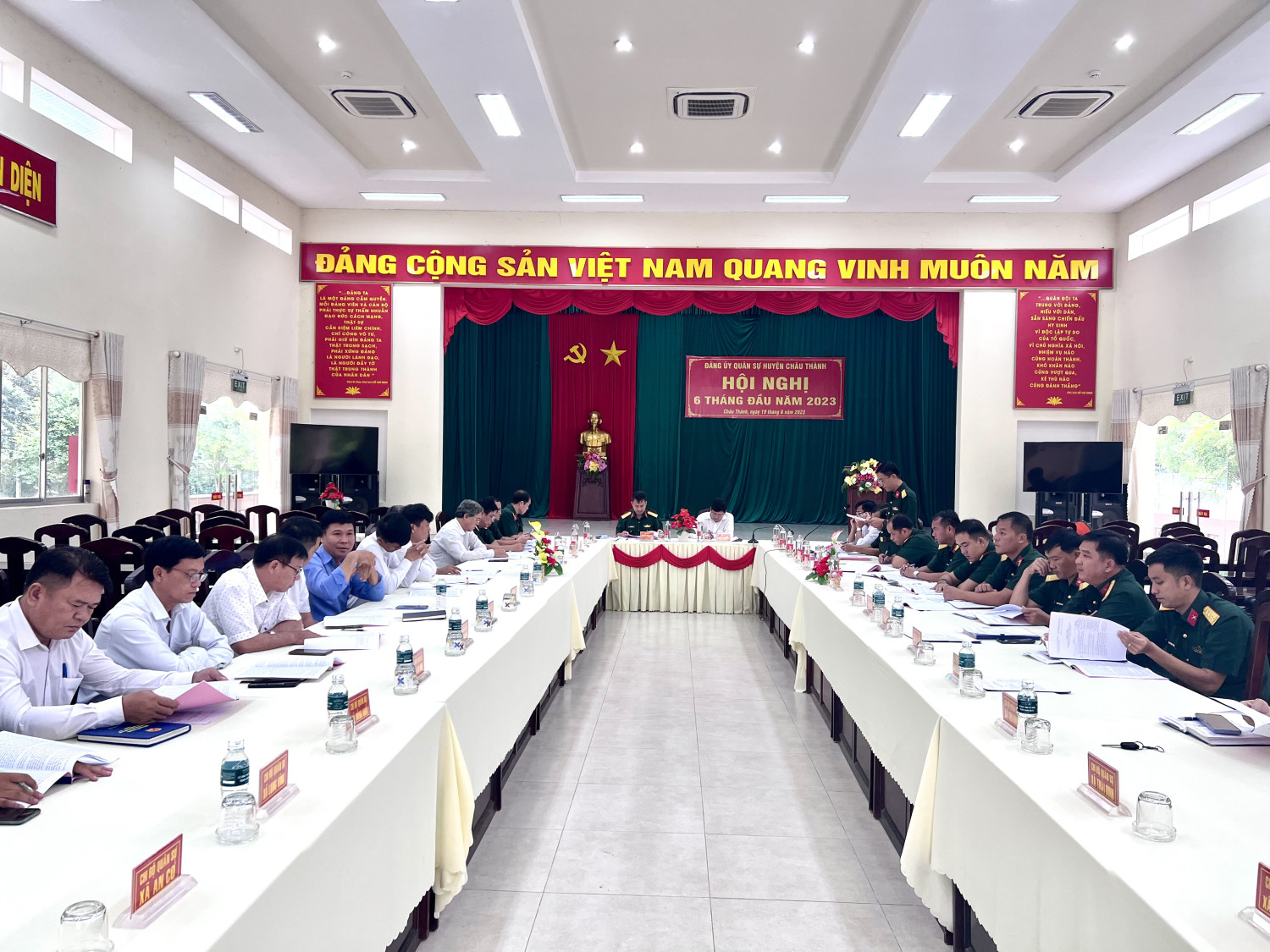 Đảng bộ Quân sự Huyện Châu Thành: Hội nghị 6 tháng đầu năm 2023