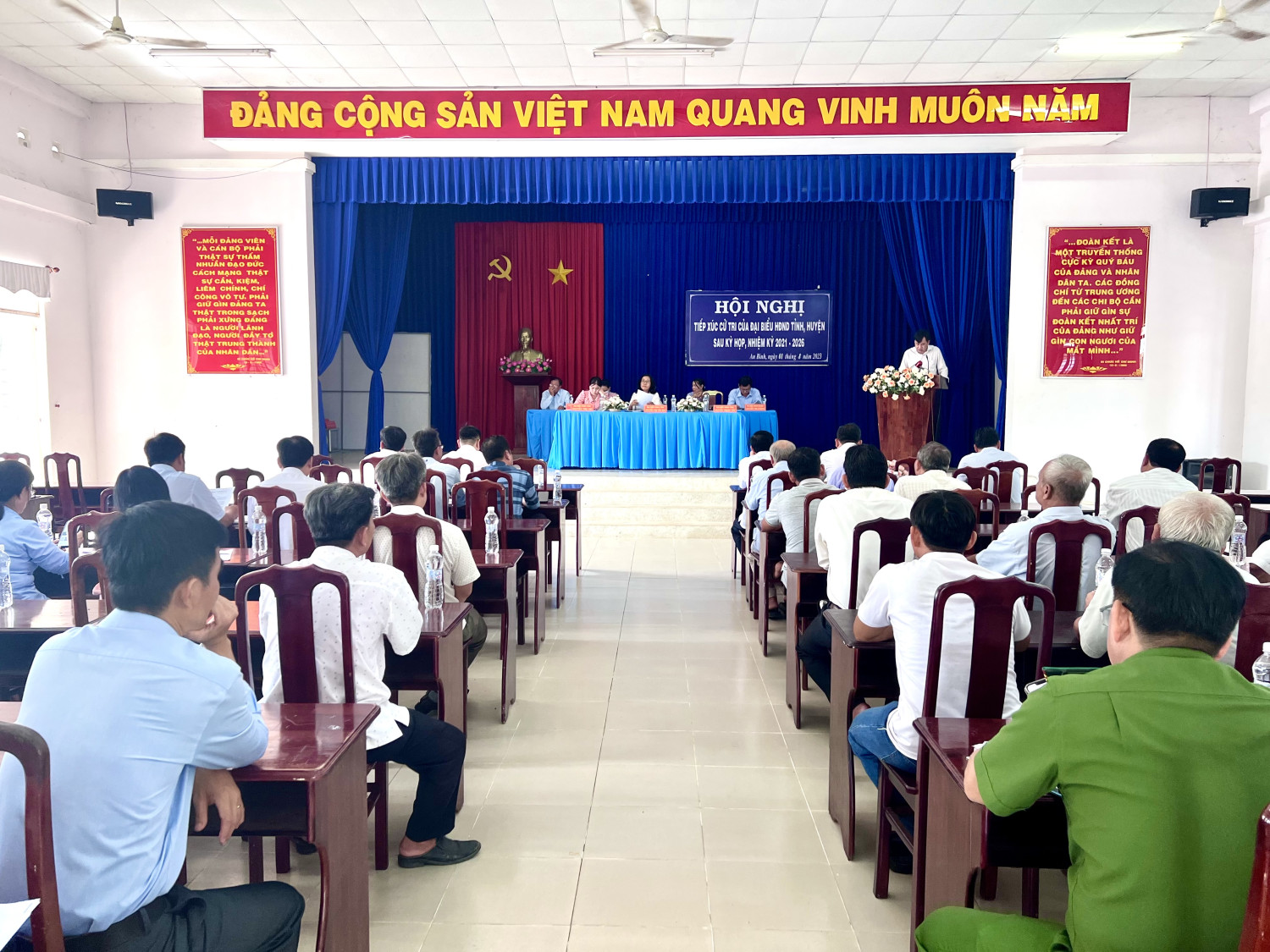 Đại biểu HĐND tỉnh, huyện: Tiếp xúc cử tri xã An Bình và Thanh Điền