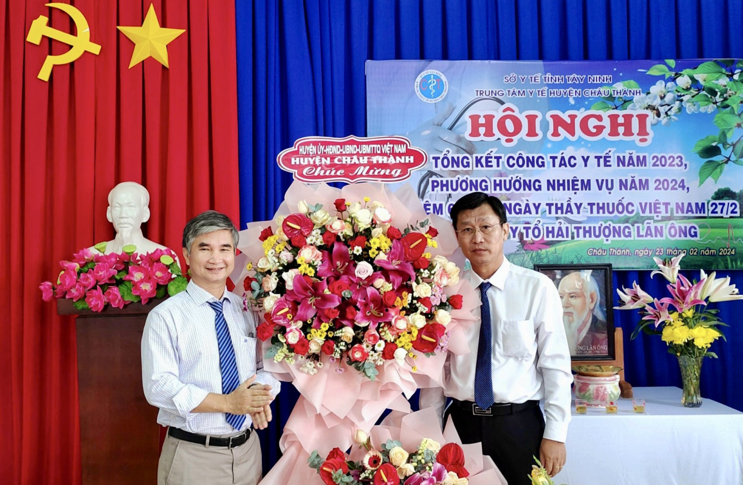 Châu Thành: Kỷ niệm 69 năm ngày thầy thuốc Việt Nam và tổng kết công tác y tế năm 2023