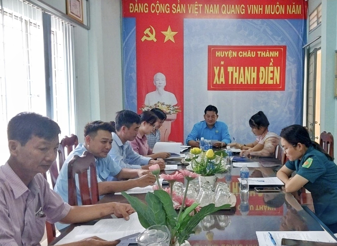Thanh Điền: Thẩm tra các văn bản trình kỳ họp thứ 8 Hội đồng nhân dân xã khoá XII, nhiệm kỳ 2021-2026