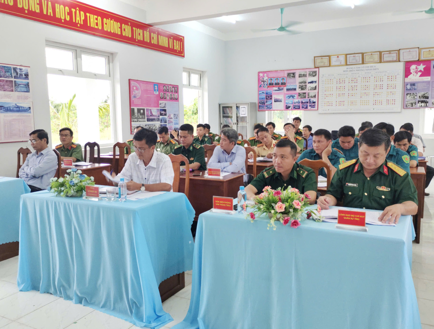 Châu Thành: Sơ kết công tác phối hợp giữa ba lực lượng Công an, Quân sự, Biên phòng