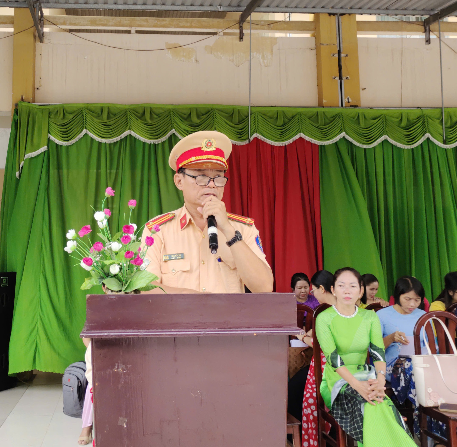 Châu Thành:  Tuyên truyền về an toàn giao thông cho học sinh