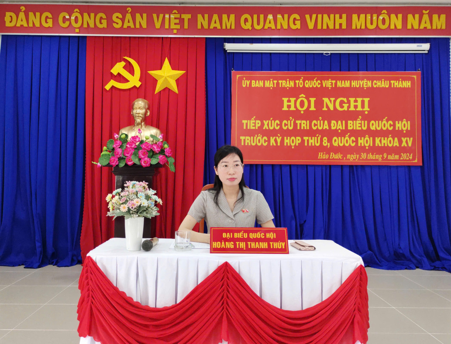 Phó trưởng Đoàn đại biểu Quốc hội đơn vị tỉnh Tây Ninh, Hoàng Thị Thanh Thuý: Tiếp xúc cử tri trước kỳ họp thứ 8, Quốc hội khoá XV