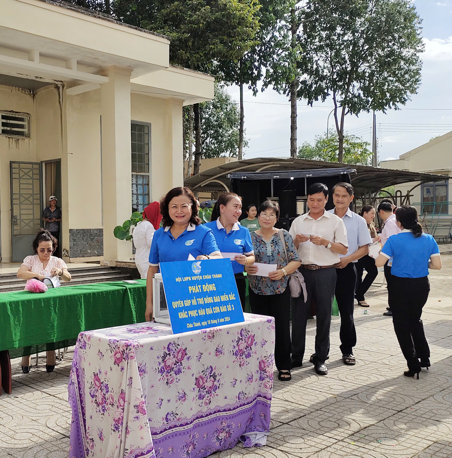 Châu Thành: Hội LHPN huyện phát động chung tay hỗ trợ đồng bào các tỉnh phía Bắc chịu ảnh hưởng của bão số 3