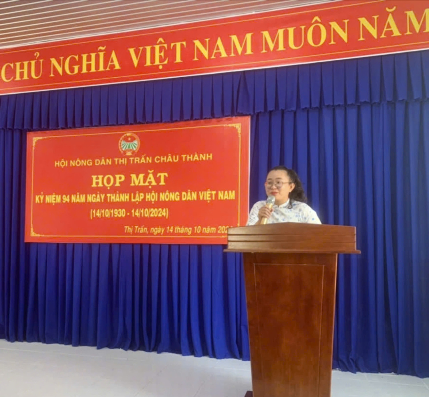 Thị trấn Châu Thành: Họp mặt kỷ niệm Ngày thành lập Hội Nông dân Việt Nam