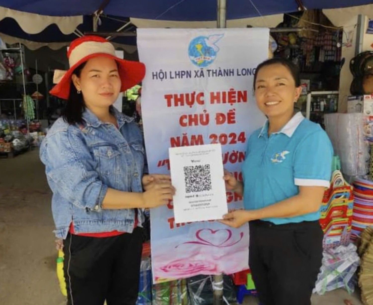 Thành Long: Triển khai phiên chợ 4.0 - Chợ thanh toán không dùng tiền mặt