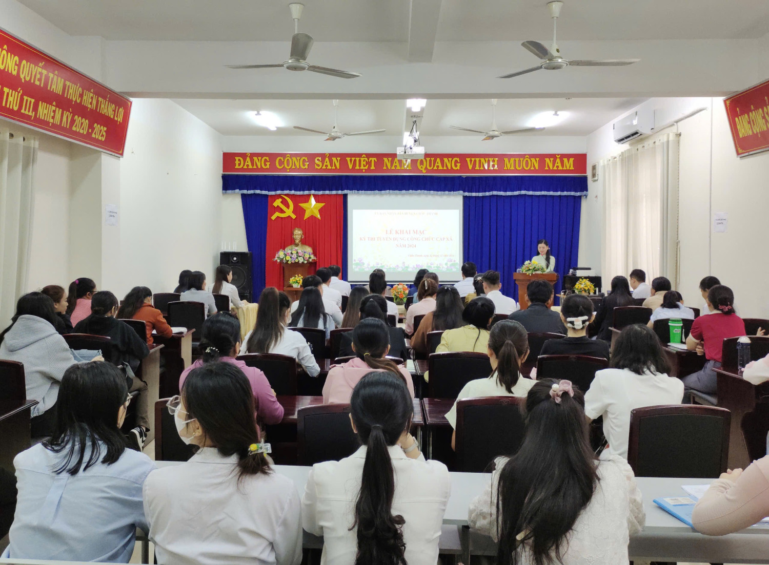 Châu Thành:  Khai mạc kỳ thi tuyển dụng công chức cấp xã năm 2024