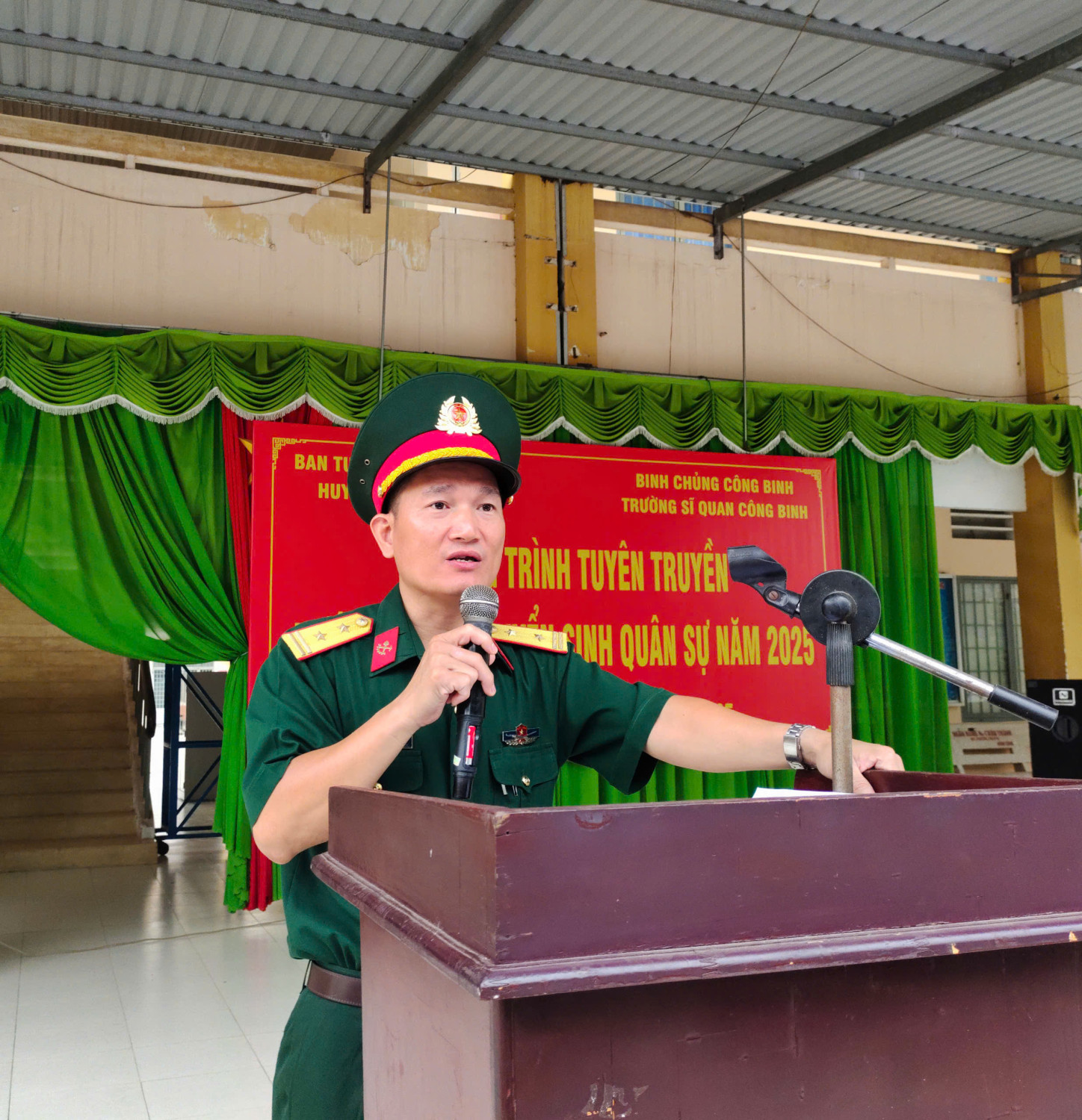 Châu Thành: Hướng nghiệp tuyển sinh quân sự cho các em học sinh lớp 12